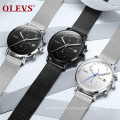 OLEVS 5571  Watch Men Luxury Brand Sport Watch Waterproof Scratch-resistant Wristwatch Mens Steel Men's Quartz Watch